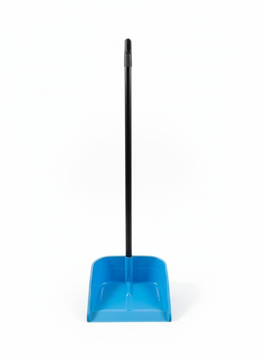 Recogedor con Palo Largo y Ergonómico - Limpieza Cómoda y Eficaz