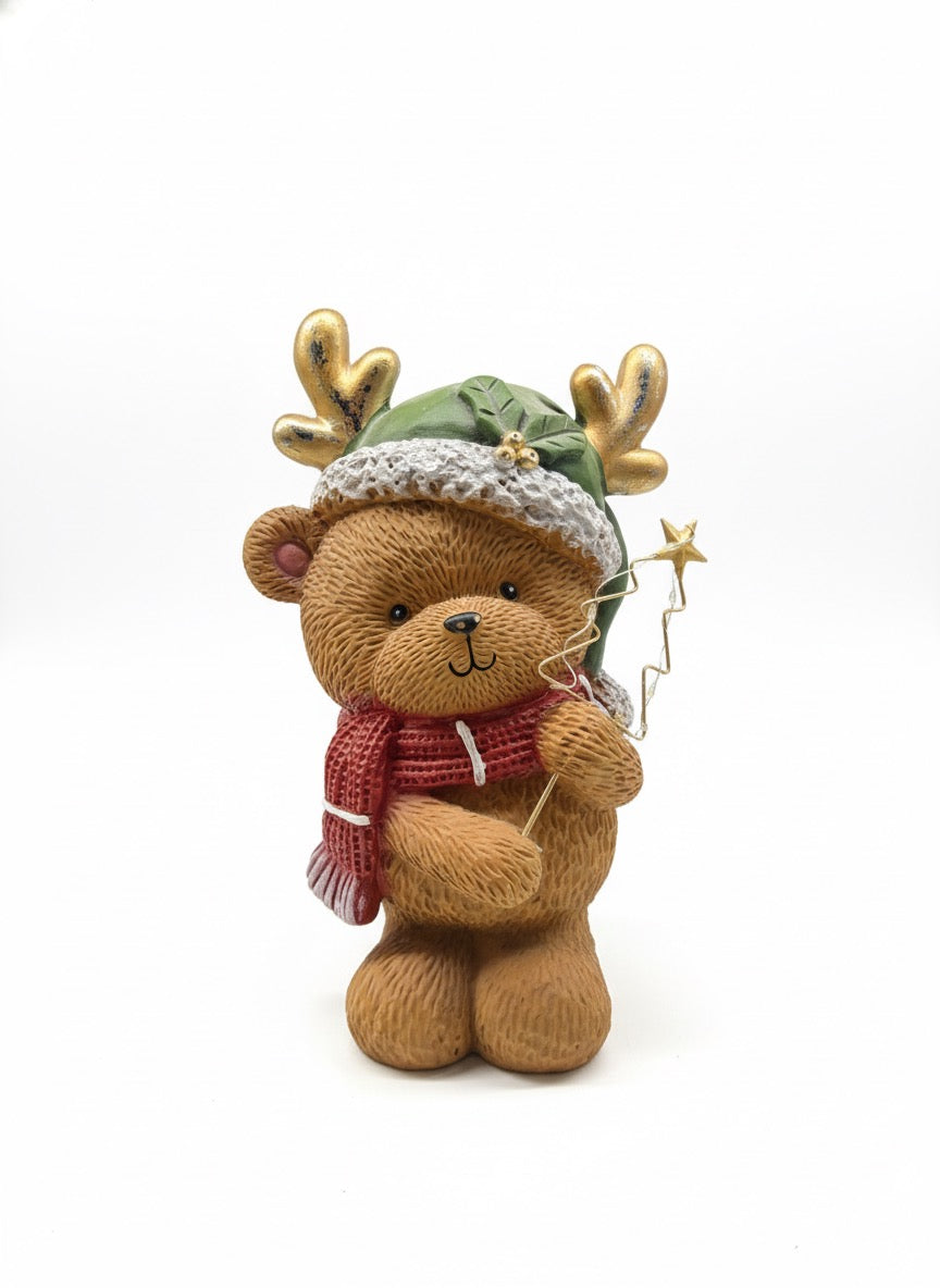 Colección Figuras de Oso Navideño