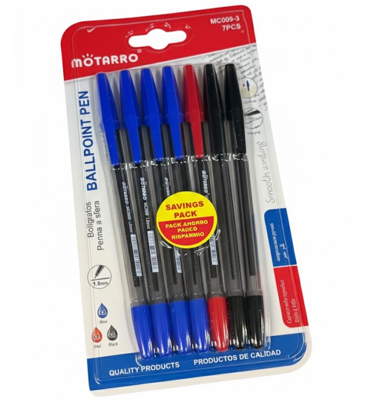 Set de 7 Bolígrafos Motarro