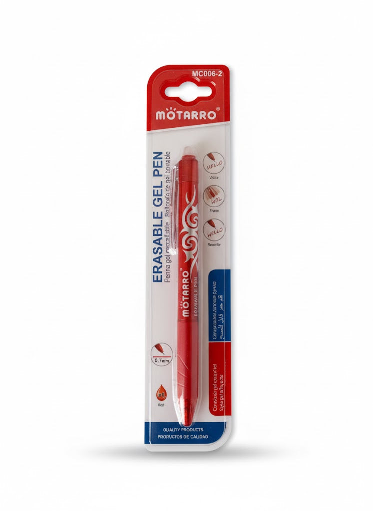 Bolígrafo tinta borrable