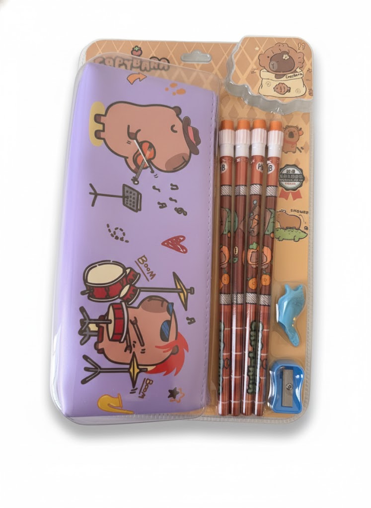Set de papelería Capibara