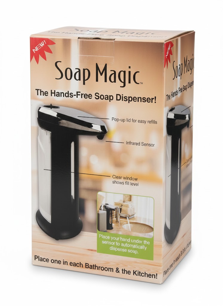 Dispensador Automático Soap Magic™ - Higiene Sin Contacto para su Hogar