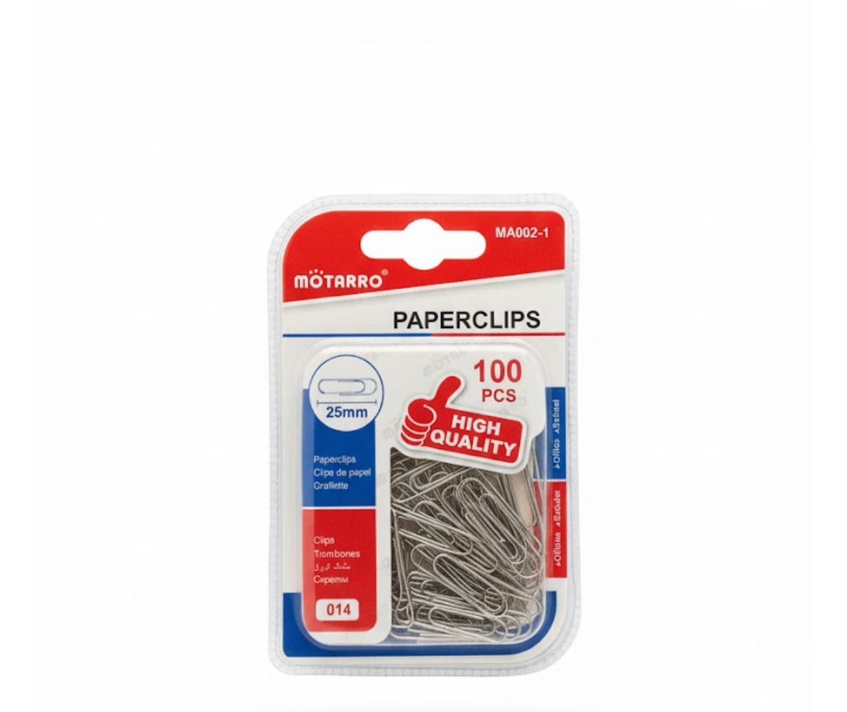 Caja de 100 Clips Motarro