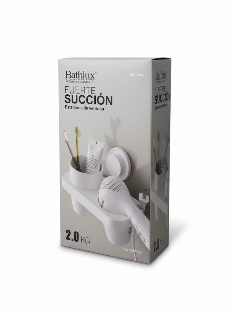 Estantería de Ventosa Bathlux 2.0 KG