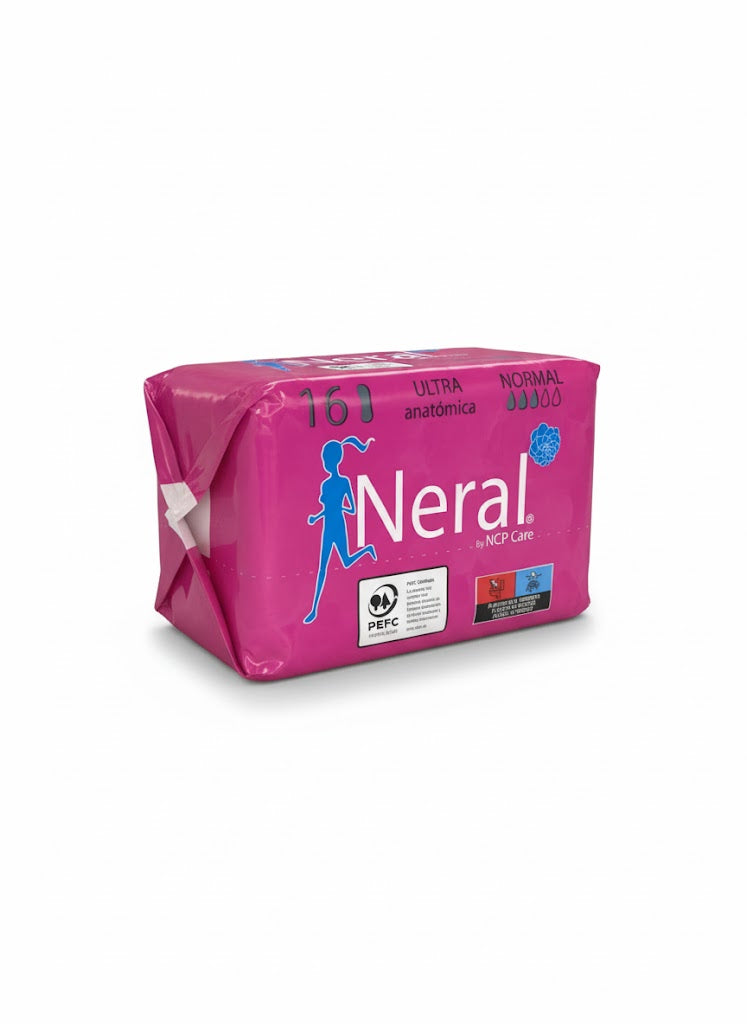 Compresas Neral Ultra Anatómica Normal ( Pack 16 uds)