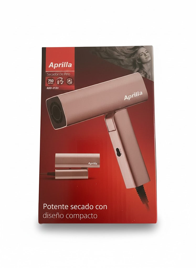 Secador de Pelo Portátil Aprilla (750W).